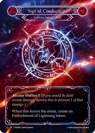 Sigil of Conductivity (Marvel) Cold Foil (ROS088) - Rosetta | Silver Goblin