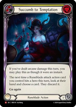 Succumb to Temptation (ROS119) Rainbow Foil - Rosetta