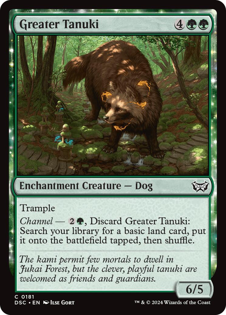 Greater Tanuki [Duskmourn: House of Horror Commander] | Silver Goblin