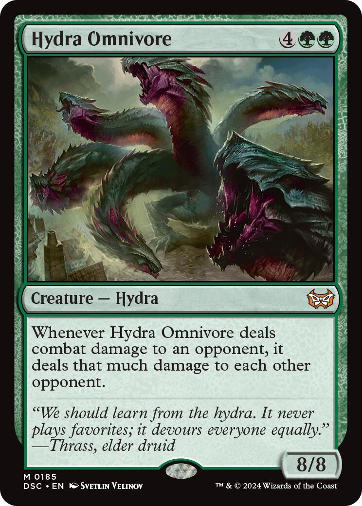 Hydra Omnivore [Duskmourn: House of Horror Commander] | Silver Goblin