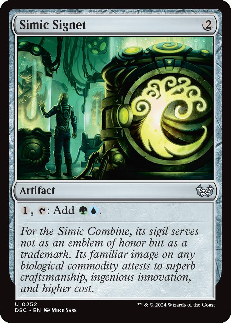 Simic Signet [Duskmourn: House of Horror Commander] | Silver Goblin