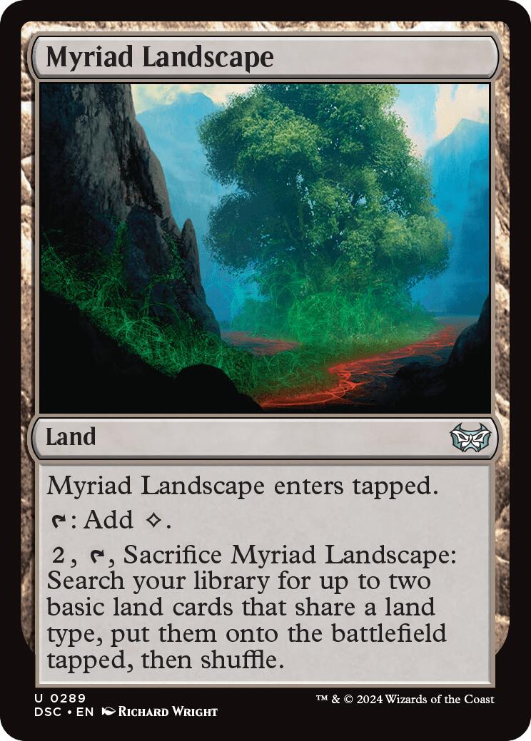 Myriad Landscape [Duskmourn: House of Horror Commander] | Silver Goblin