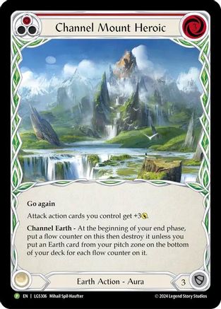 Channel Mount Heroic - LGS306 (LGS306) Cold Foil - Flesh and Blood: Promo Cards
