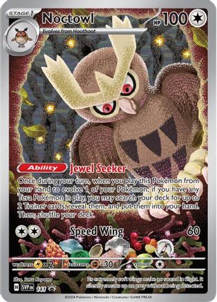 Noctowl - 141 (141) Holofoil - SV Scarlet & Violet Promo Cards