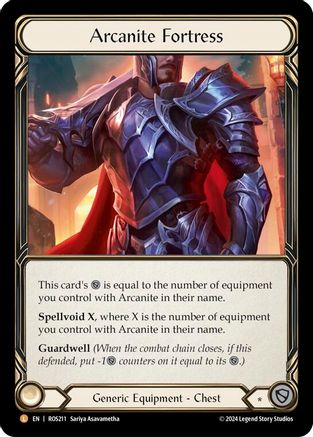 Arcanite Fortress (ROS211) Rainbow Foil - Rosetta