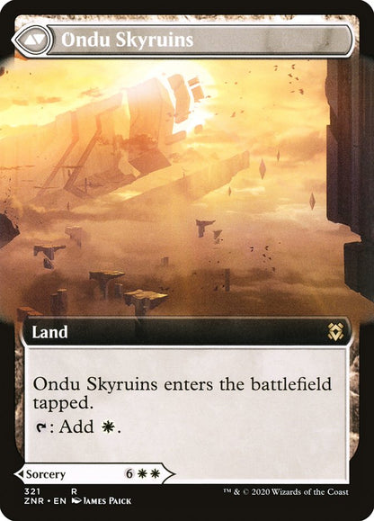 Ondu Inversion (Extended Art) (321) Foil - Zendikar Rising
