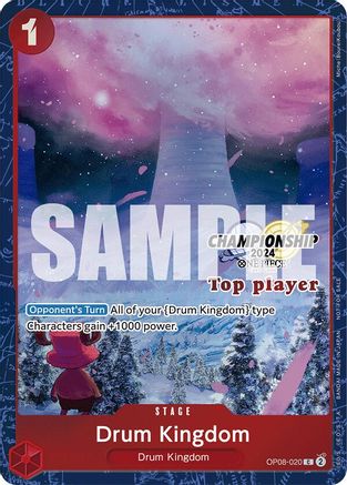 Drum Kingdom (Championship 2024 Top Player Pack) (OP08-020) - One Piece Promotion Cards | Silver Goblin