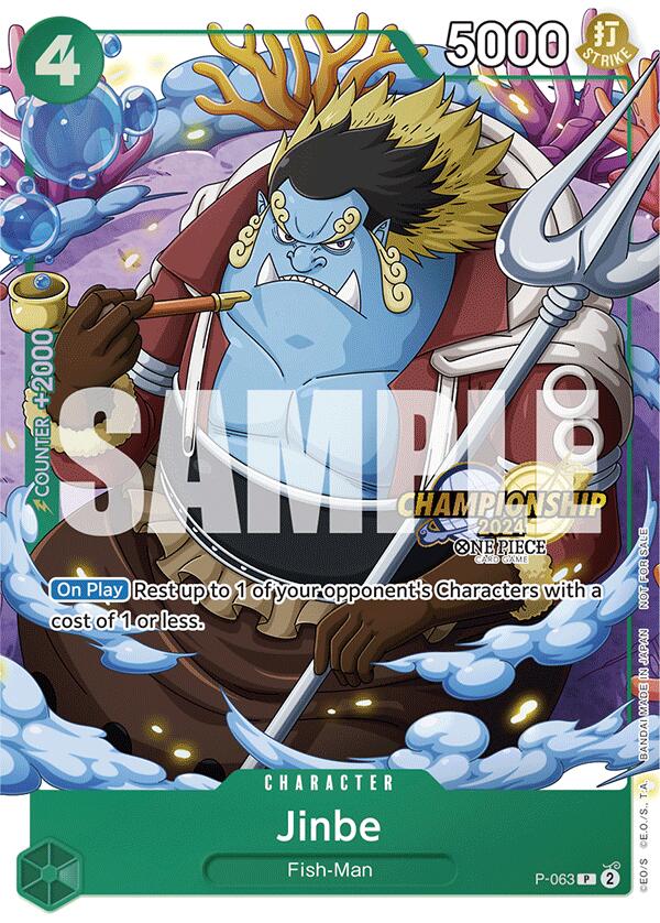 Jinbe (CS 2024 Event Pack) [One Piece Promotion Cards] | Silver Goblin