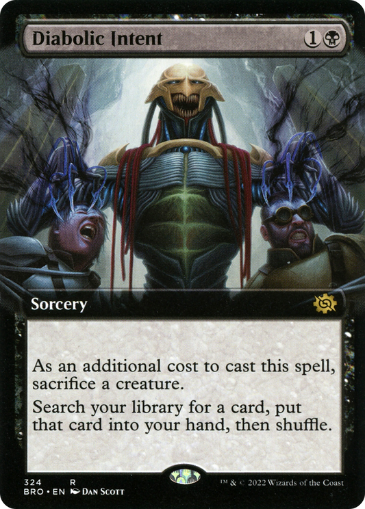 Diabolic Intent (Extended Art) [The Brothers' War] Foil
