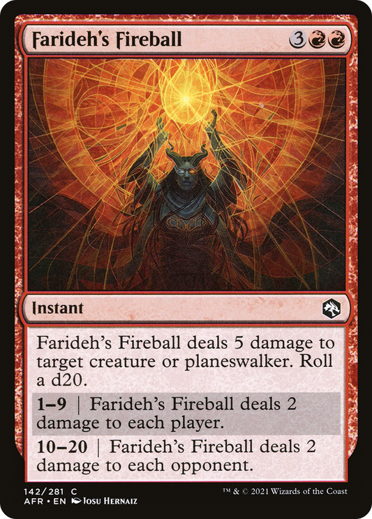 Farideh's Fireball [Dungeons & Dragons: Adventures in the Forgotten Realms] Foil