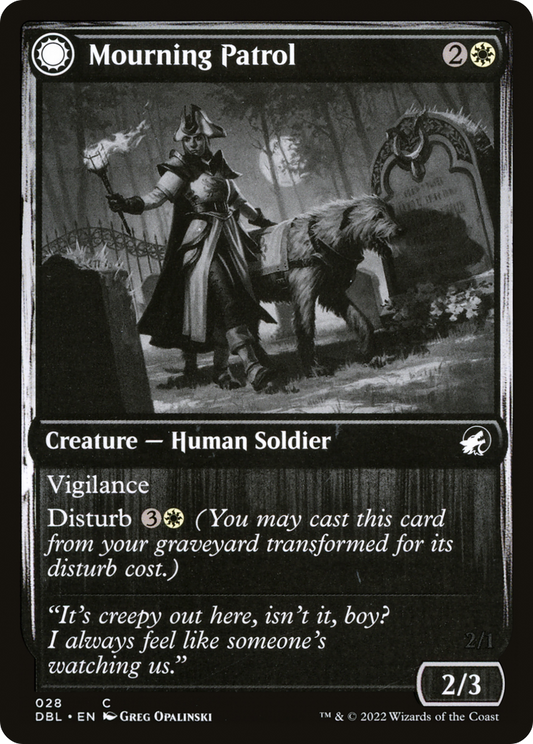Mourning Patrol // Morning Apparition [Innistrad: Double Feature]