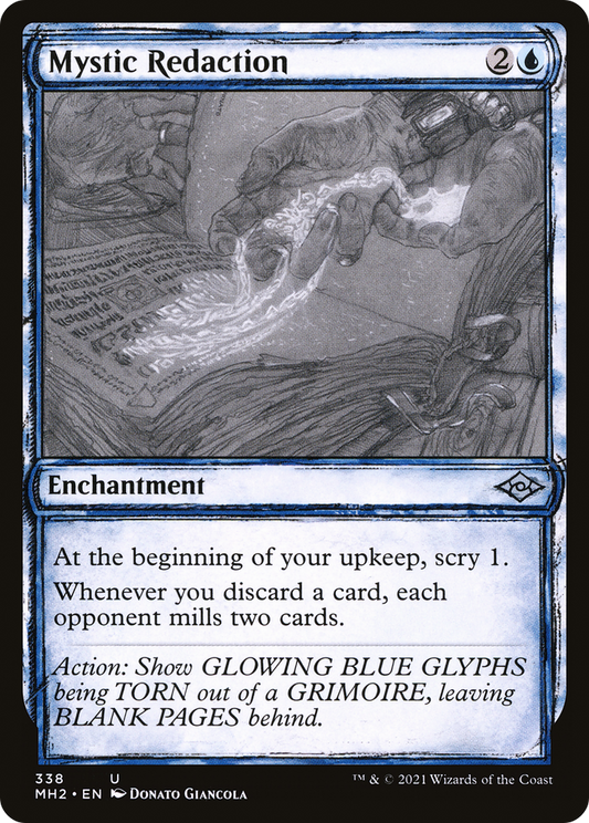 Mystic Redaction (Sketch) [Modern Horizons] Foil