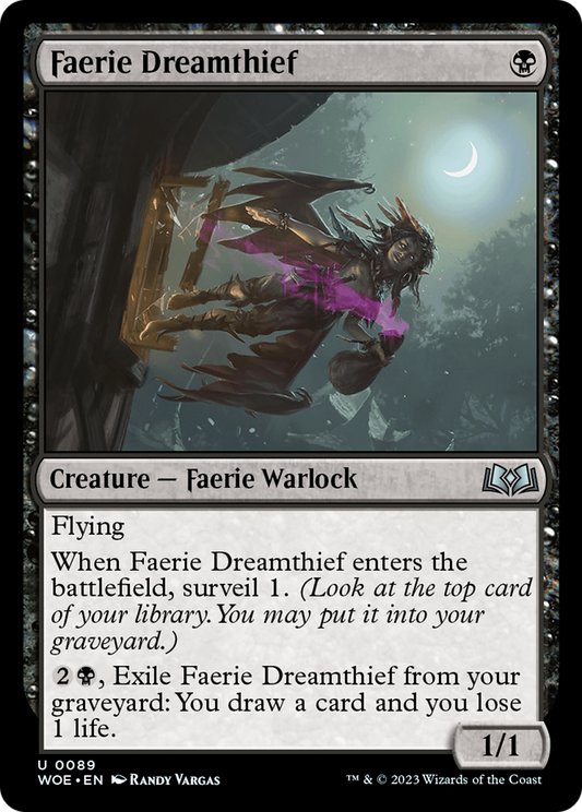 Faerie Dreamthief [Wilds of Eldraine] Foil