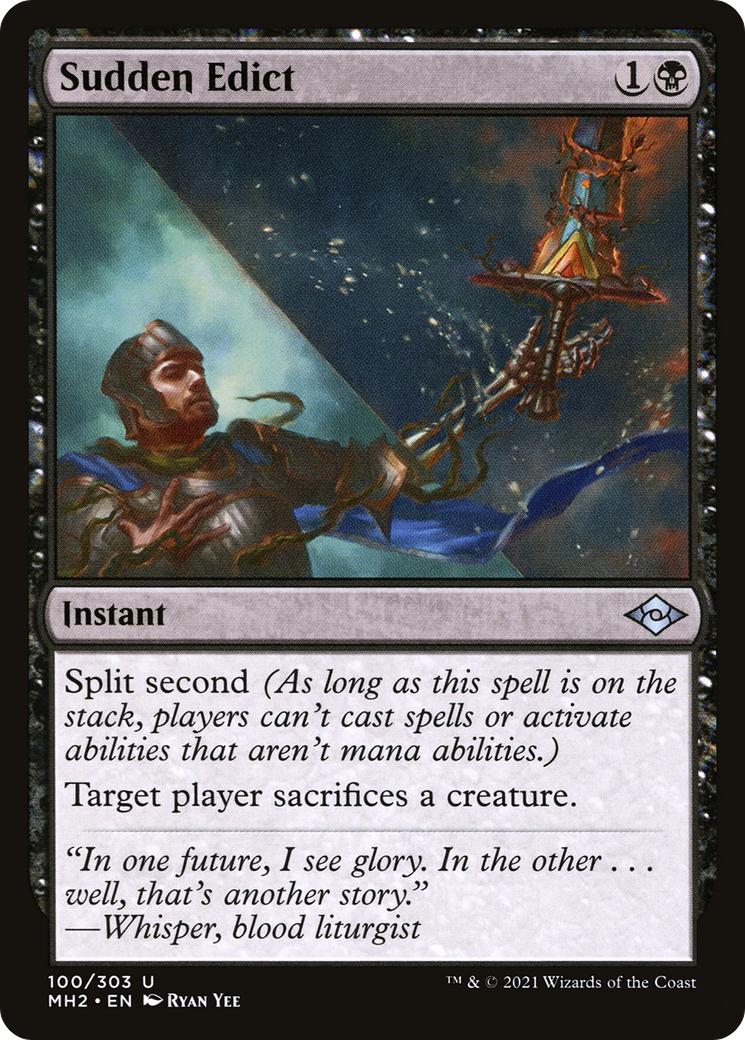 Sudden Edict [Modern Horizons 2] Foil