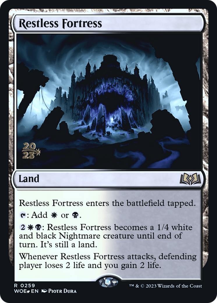Restless Fortress [Wilds of Eldraine Prerelease Promos]