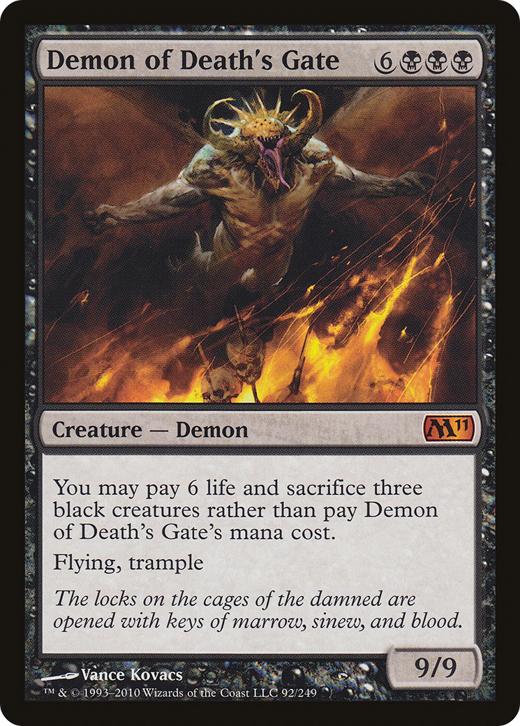 Demon of Death's Gate [Magic 2011] Foil