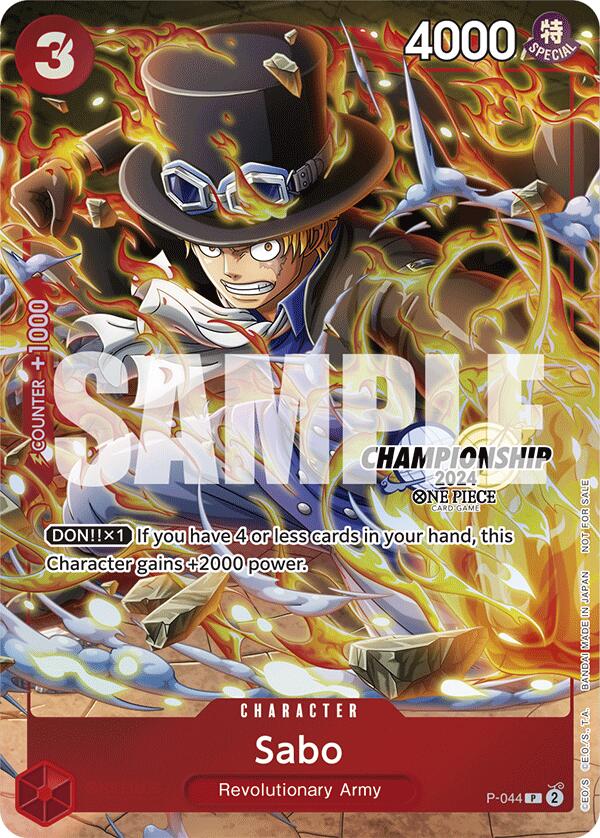 Sabo (CS 2024 Event Pack Finalist) [One Piece Promotion Cards] | Silver Goblin