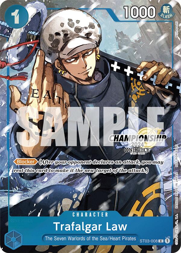 Trafalgar Law (ST03-008) (CS 2024 Event Pack Finalist) [One Piece Promotion Cards] | Silver Goblin