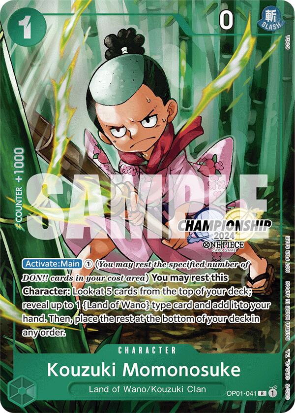 Kouzuki Momonosuke (CS 2024 Celebration Pack) [One Piece Promotion Cards] | Silver Goblin