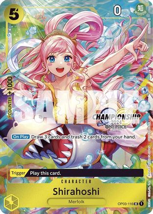 Shirahoshi (CS 2024 Celebration Pack) Foil (OP03-116) - One Piece Promotion Cards | Silver Goblin