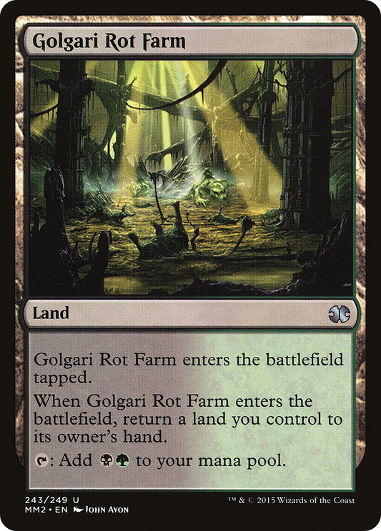 Golgari Rot Farm [Modern Masters 2015] Foil