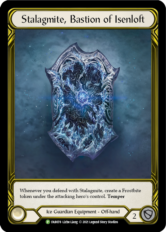 Stalagmite, Bastion of Isenloft (Golden) [FAB078] (Promo)  Cold Foil | Silver Goblin