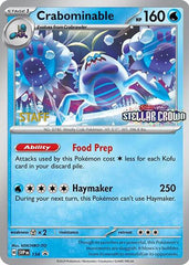 Crabominable (134/142) (Staff Promo) [Scarlet & Violet: Black Star Promos] | Silver Goblin