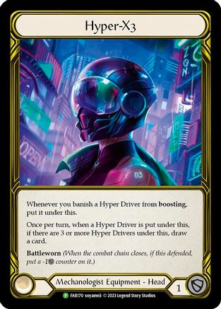 Hyper-X3 (FAB170) Cold Foil - FaB Promos