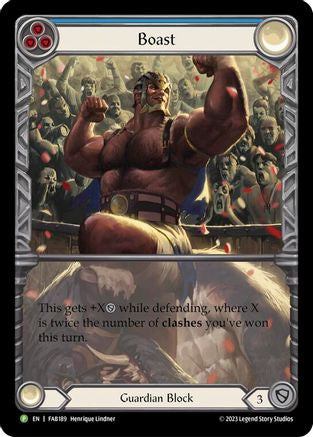 Boast - FAB189 (FAB189) Rainbow Foil - Flesh and Blood: Promo Cards