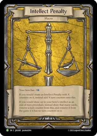 Intellect Penalty (JDG000) - FaB Promos