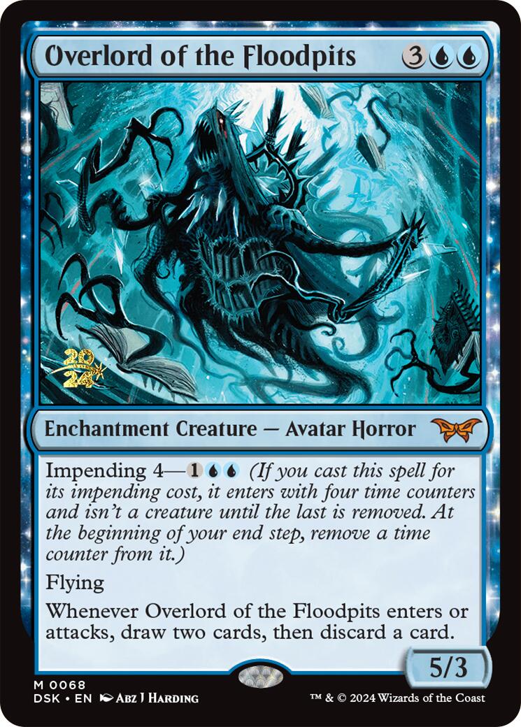 Overlord of the Floodpits [Duskmourn: House of Horror Prerelease Promos] | Silver Goblin