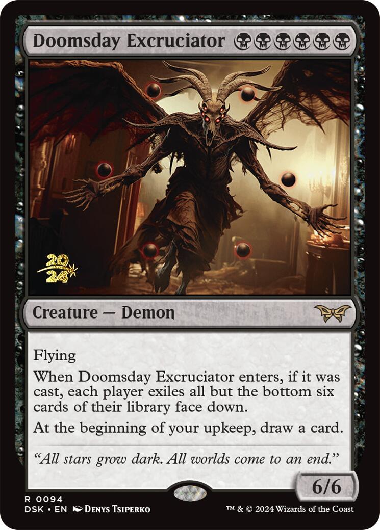 Doomsday Excruciator [Duskmourn: House of Horror Prerelease Promos] | Silver Goblin