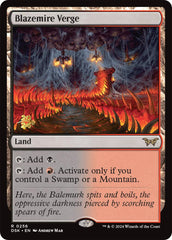 Blazemire Verge [Duskmourn: House of Horror Prerelease Promos] | Silver Goblin