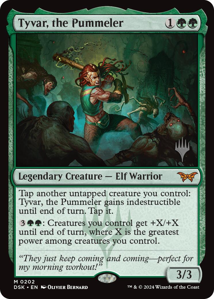 Tyvar, the Pummeler [Duskmourn: House of Horror Promos] | Silver Goblin