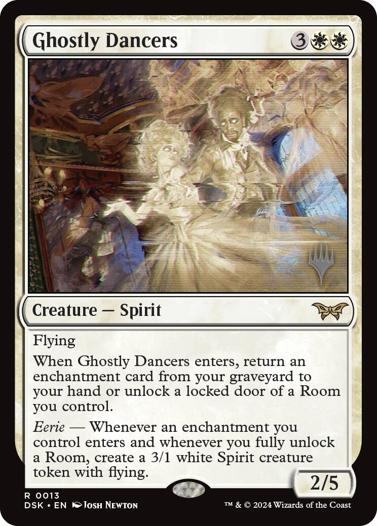 Ghostly Dancers [Duskmourn: House of Horror Promos] | Silver Goblin