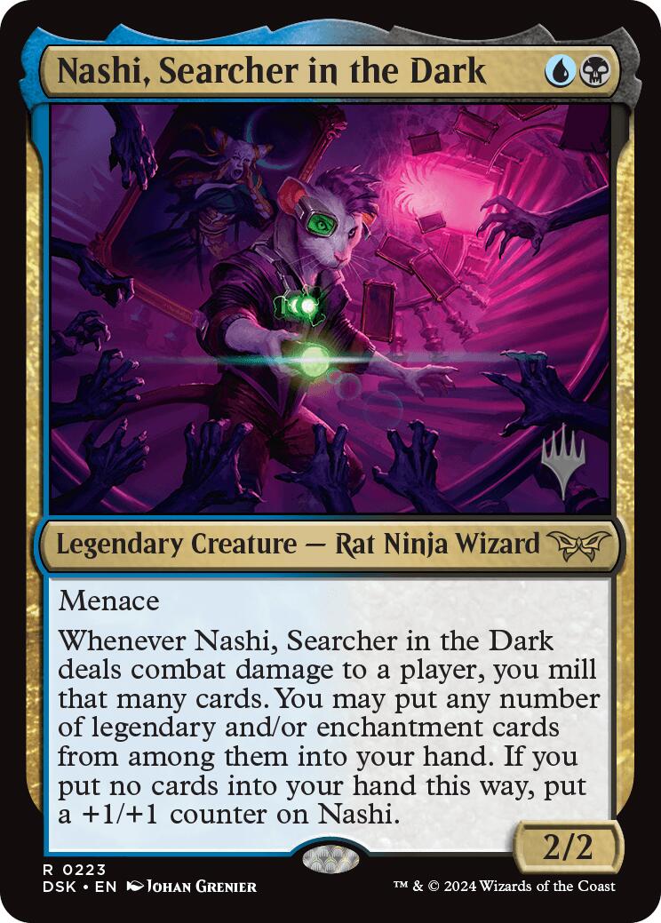 Nashi, Searcher in the Dark [Duskmourn: House of Horror Promos] | Silver Goblin