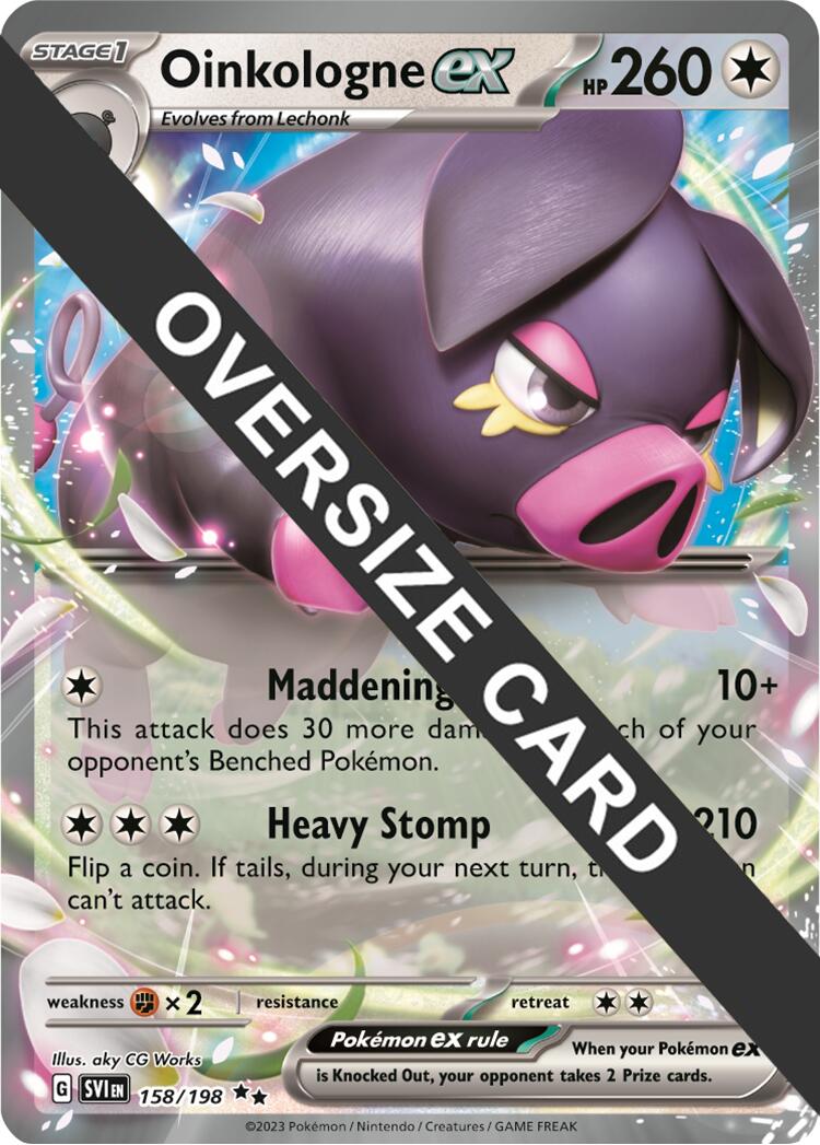 Oinkologne ex (158/198) (Jumbo Card) [Scarlet & Violet: Black Star Promos] | Silver Goblin