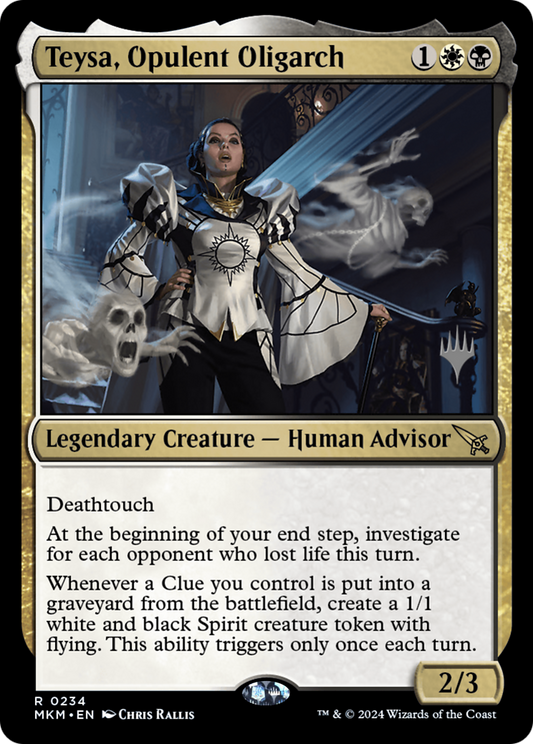 Teysa, Opulent Oligarch (Promo Pack) [Murders at Karlov Manor Promos] Foil