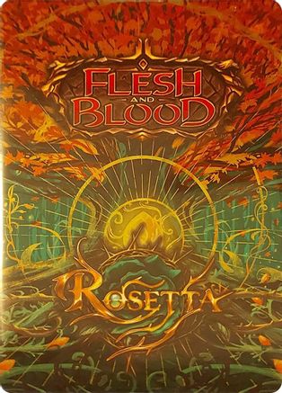 Rosetta Set Art Card Cold Foil - Rosetta