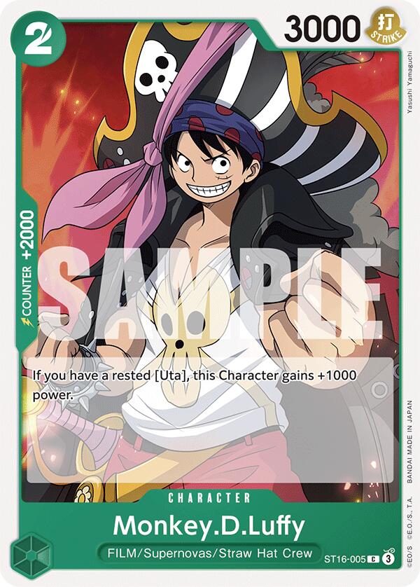 Monkey.D.Luffy [Starter Deck: GREEN Uta] | Silver Goblin