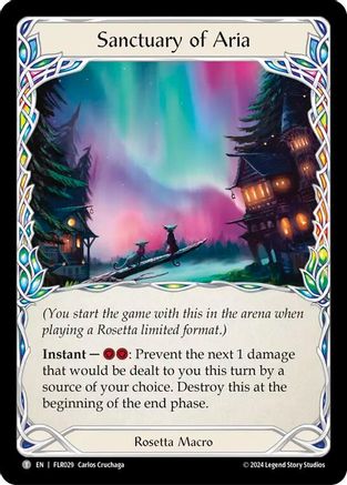 Sanctuary of Aria (FLR029) - Blitz Deck: Rosetta - Florian