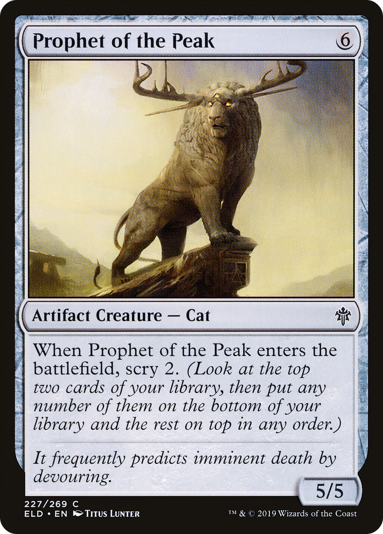 Prophet of the Peak [Throne of Eldraine] Foil