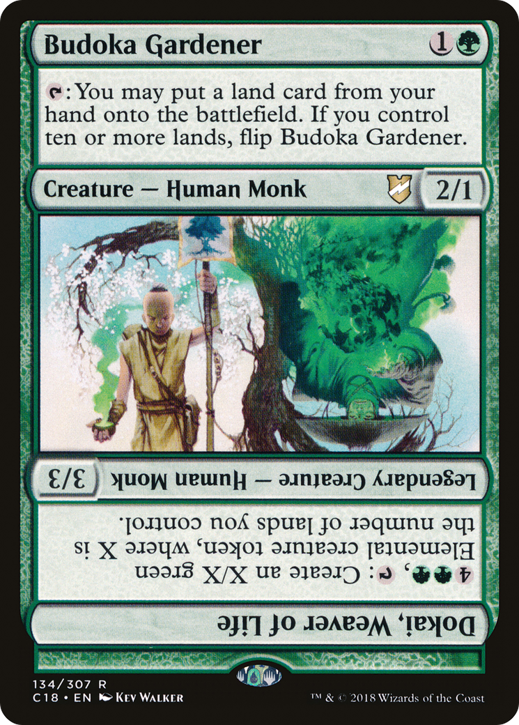 Budoka Gardener // Dokai, Weaver of Life [Commander 2018] | Silver Goblin