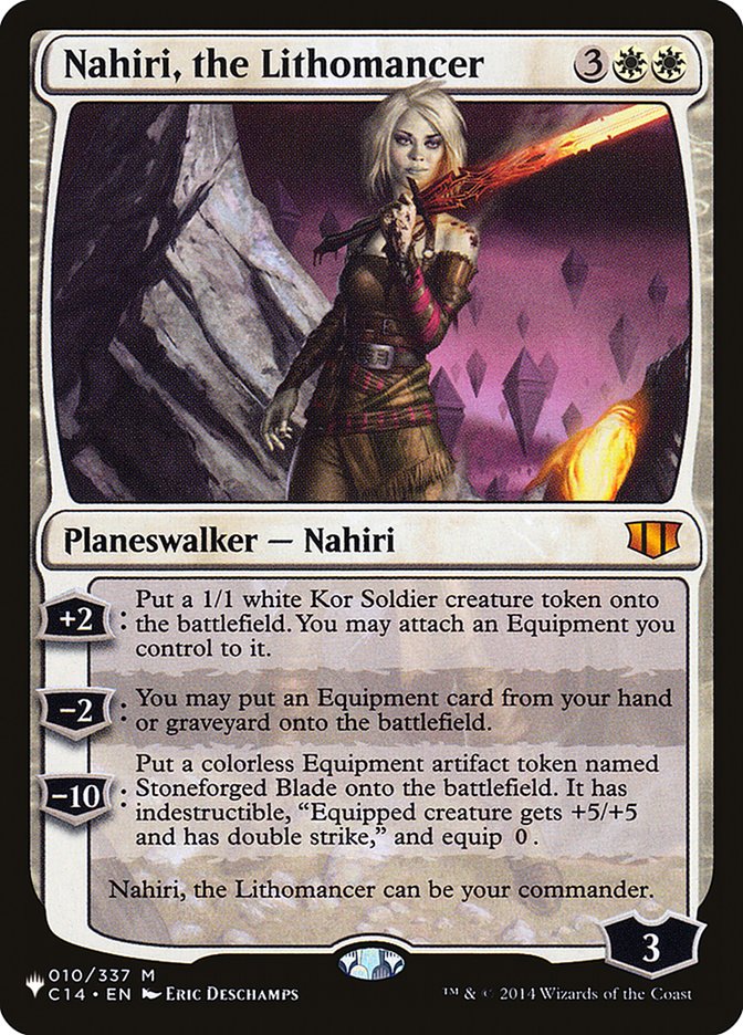 Nahiri, the Lithomancer [The List] | Silver Goblin