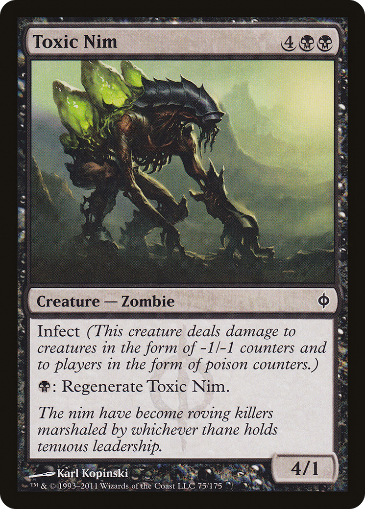 Toxic Nim [New Phyrexia] Foil