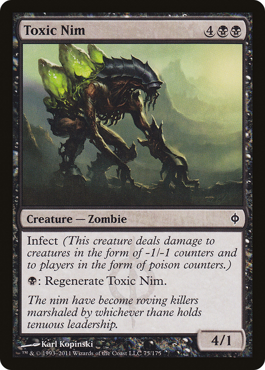 Toxic Nim [New Phyrexia] Foil