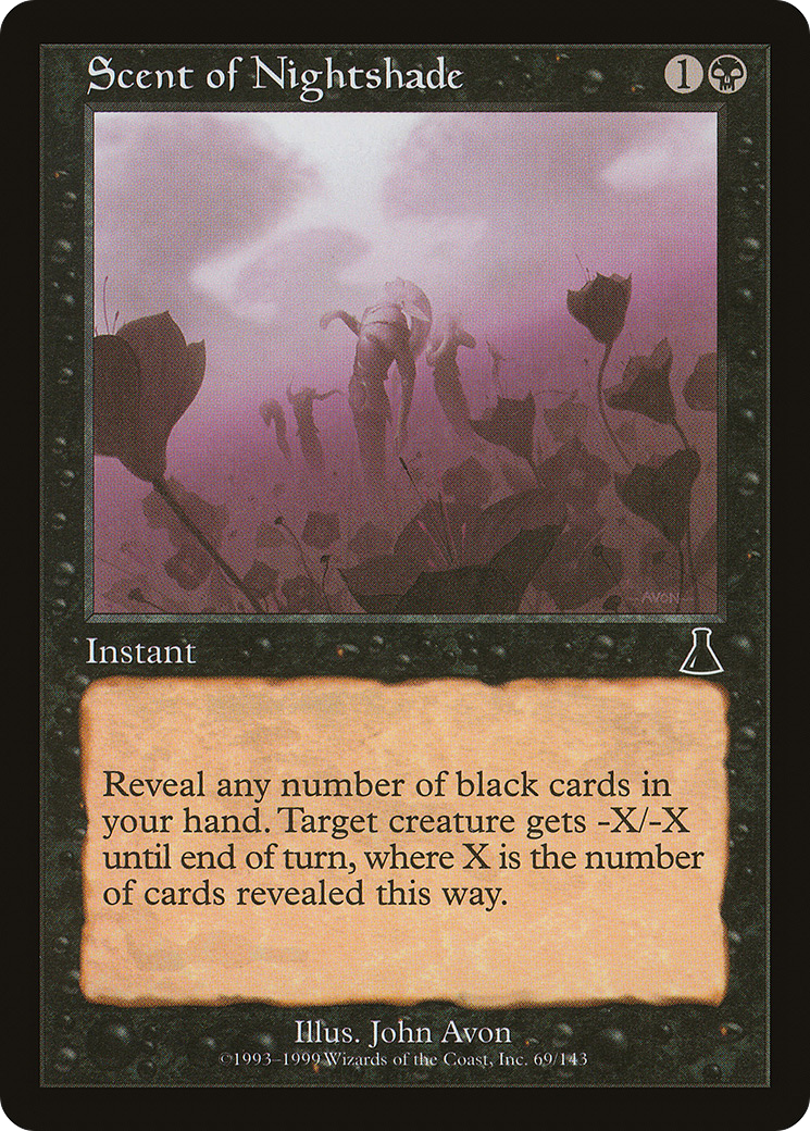 Scent of Nightshade [Urza's Destiny] Foil