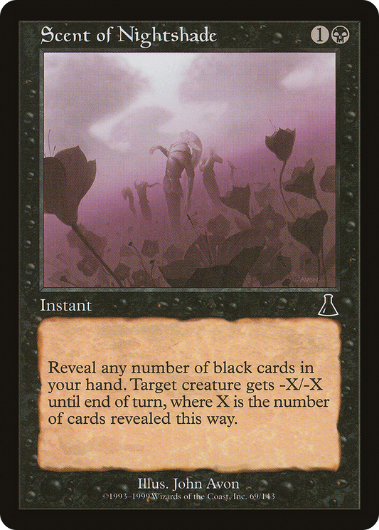 Scent of Nightshade [Urza's Destiny] Foil