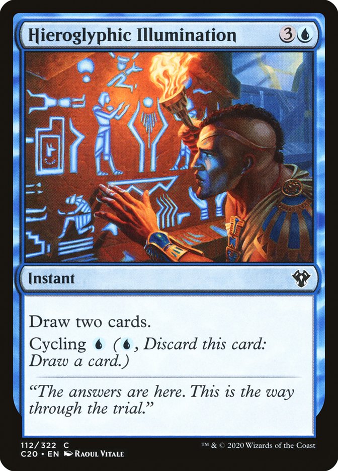 Hieroglyphic Illumination [Commander 2020] | Silver Goblin