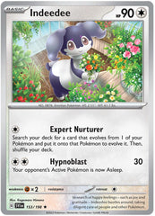 Indeedee (153/198) (Theme Deck Exclusive) [Scarlet & Violet: Base Set] | Silver Goblin